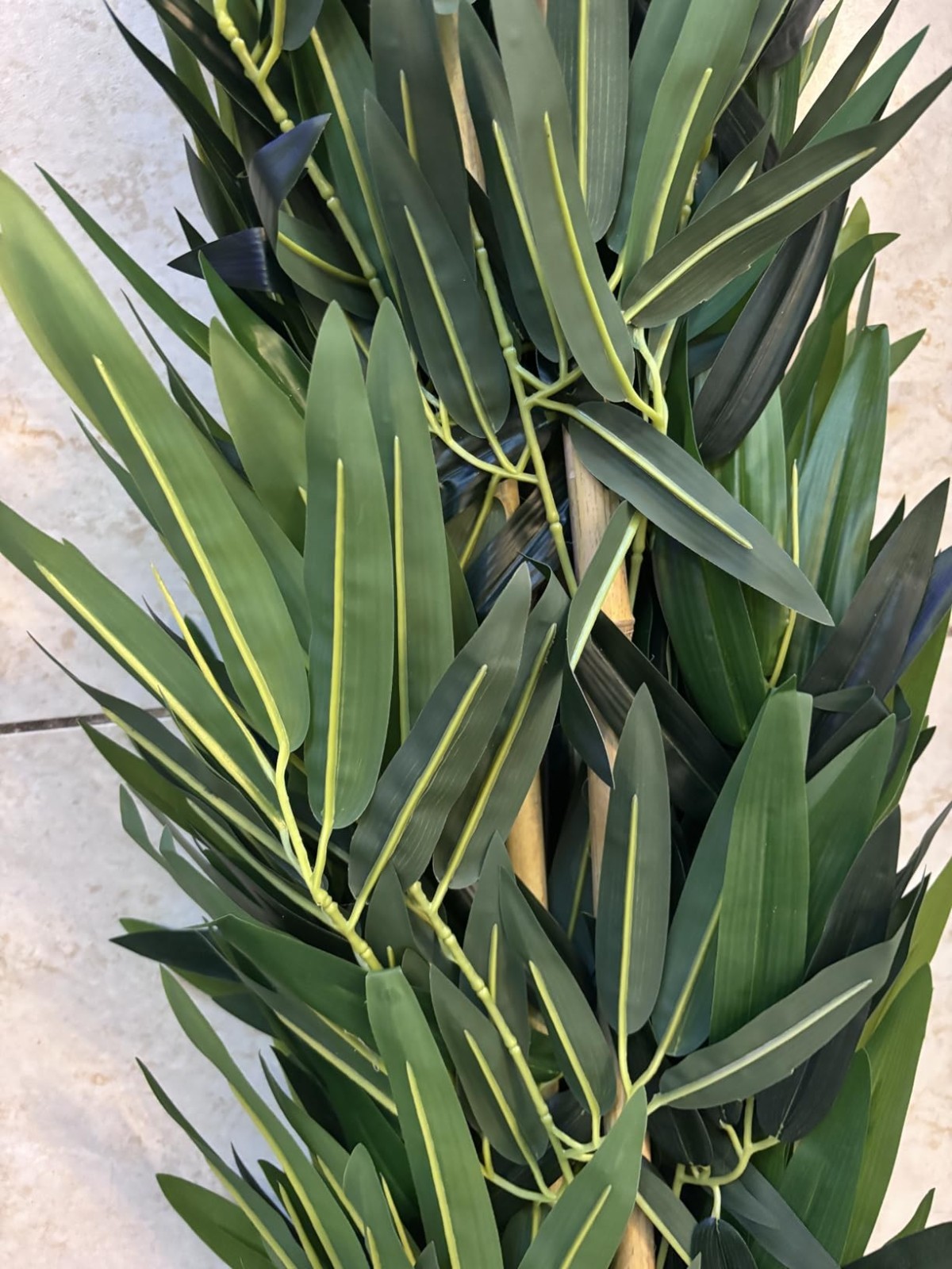 5 ft Artificial Bamboo Plant 10 Pack Faux Fake Plants for Privacy Screen Fence