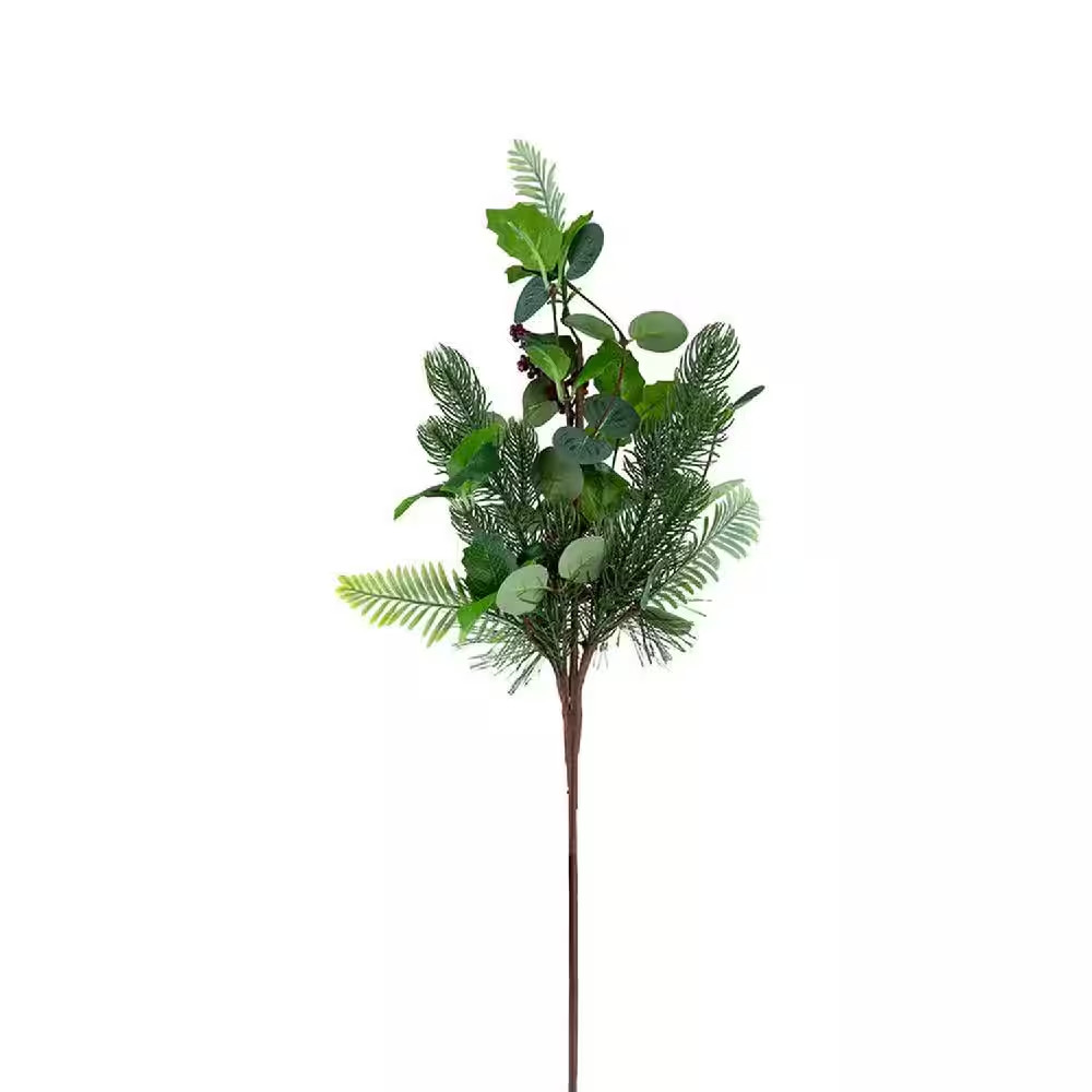 24 In. Green Artificial Assorted Flowers Floral Arrangements