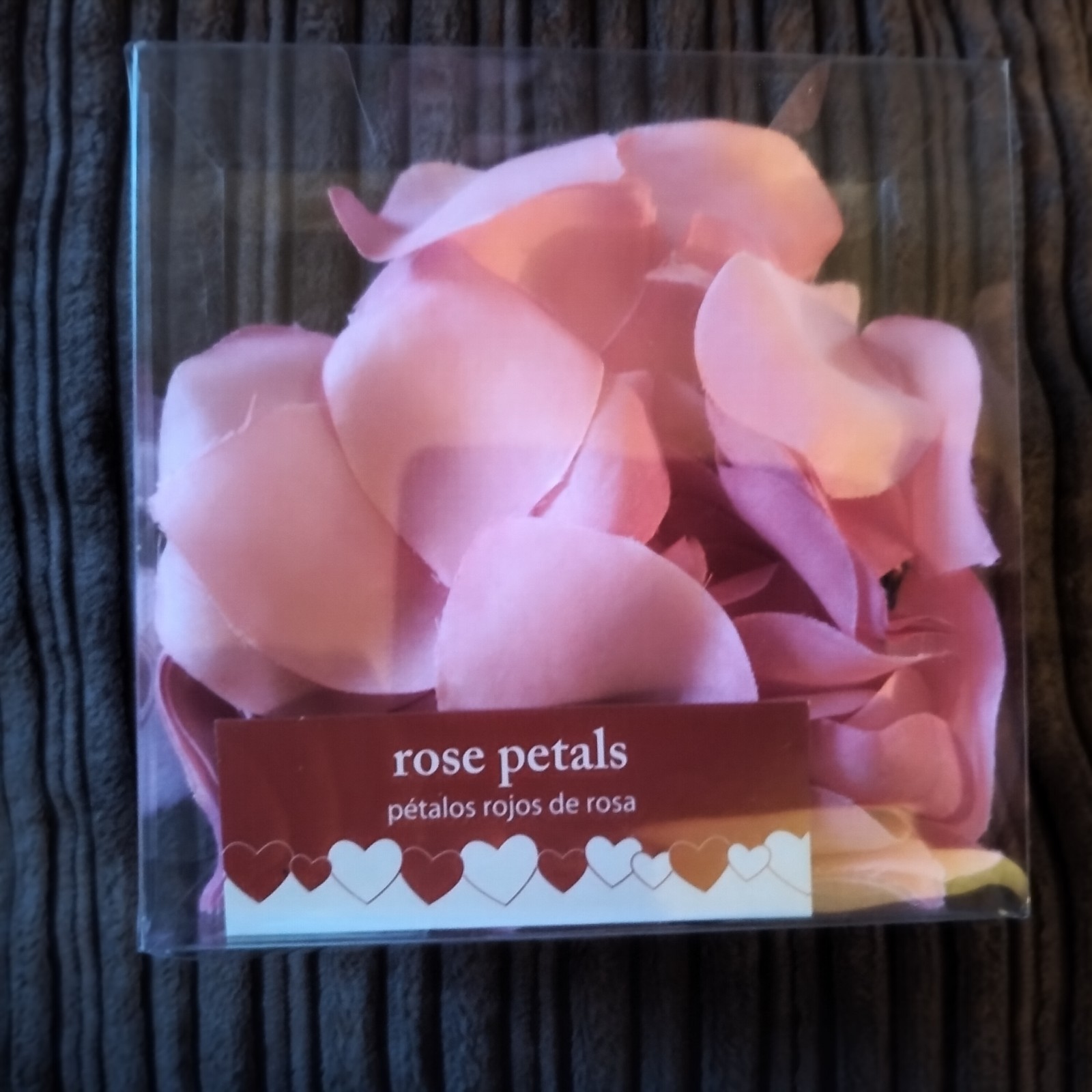 Walmart Decorative Artificial Pink Rose Petals, Many Used