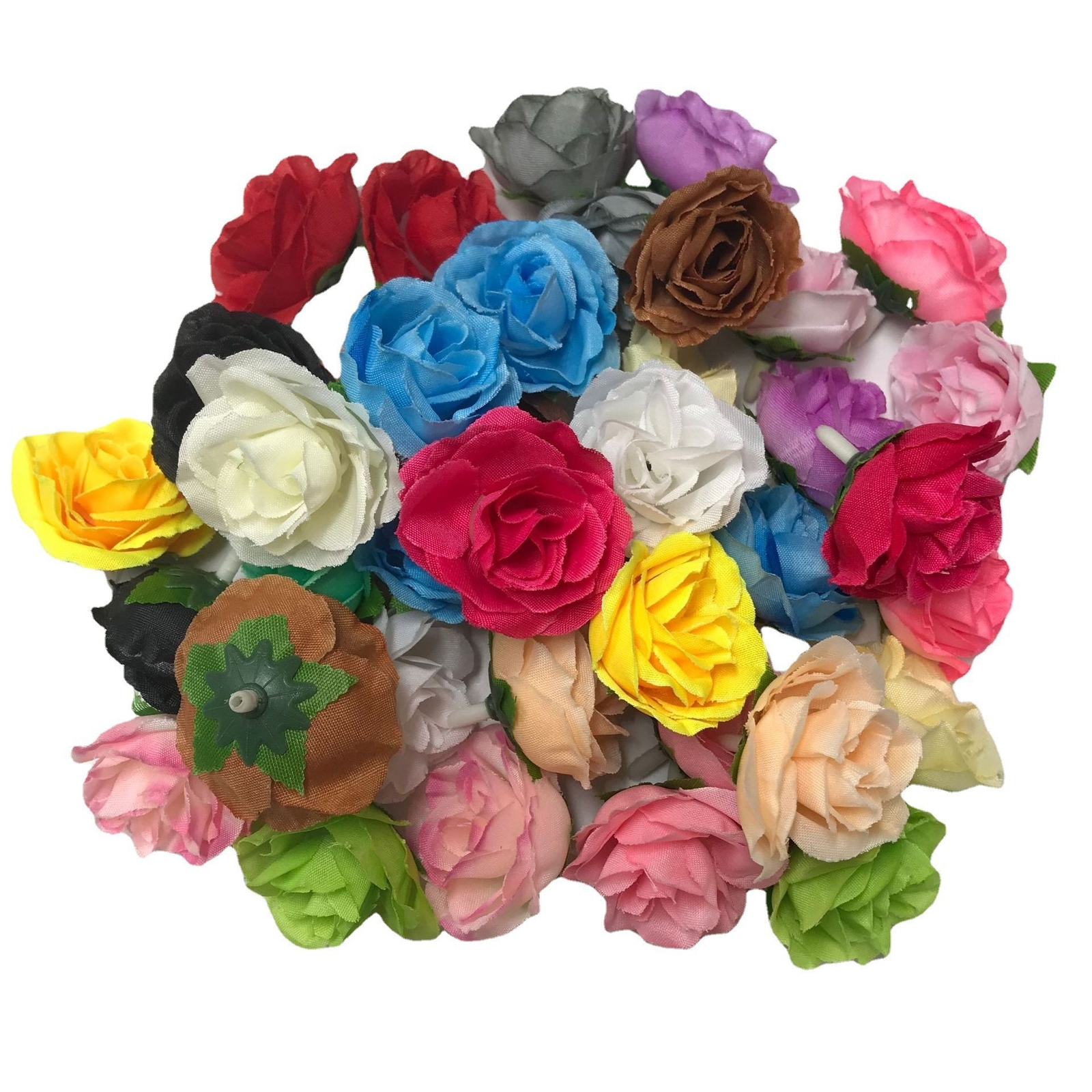 50/200X Artificial Fake Rose Flower Heads Silk Bulk Bouquet Wedding Party Decor
