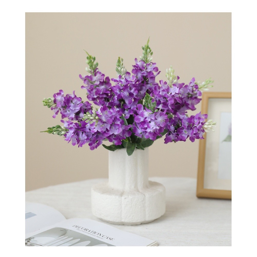 Artificial Hyacinth Plastic Stems Lifelike Appearance No Watering Required