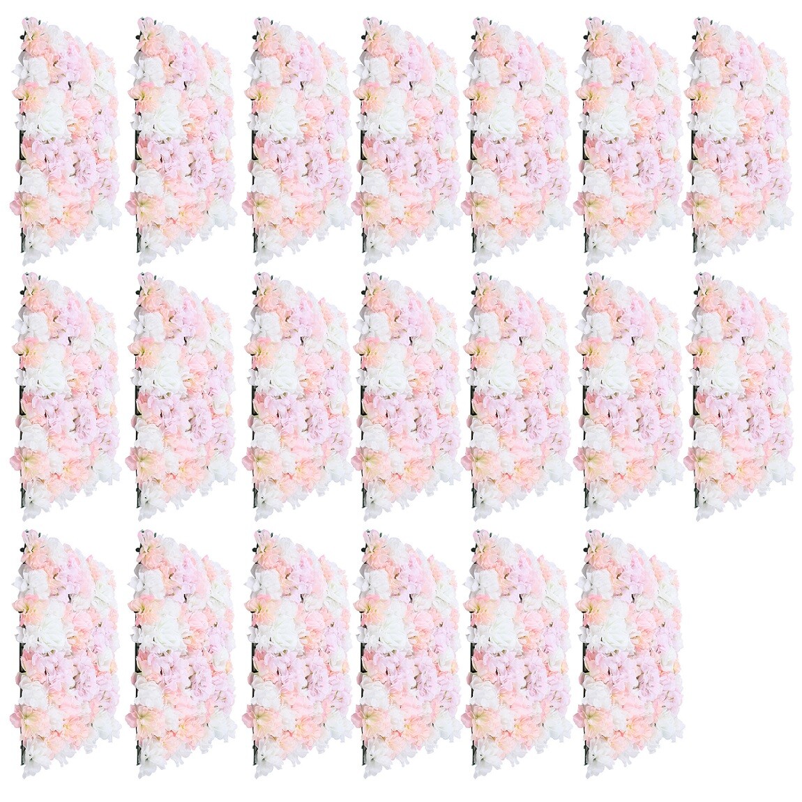 60x40cm Silk Rose Artificial Flower Wall Panel Wedding Party Backdrop Decoration