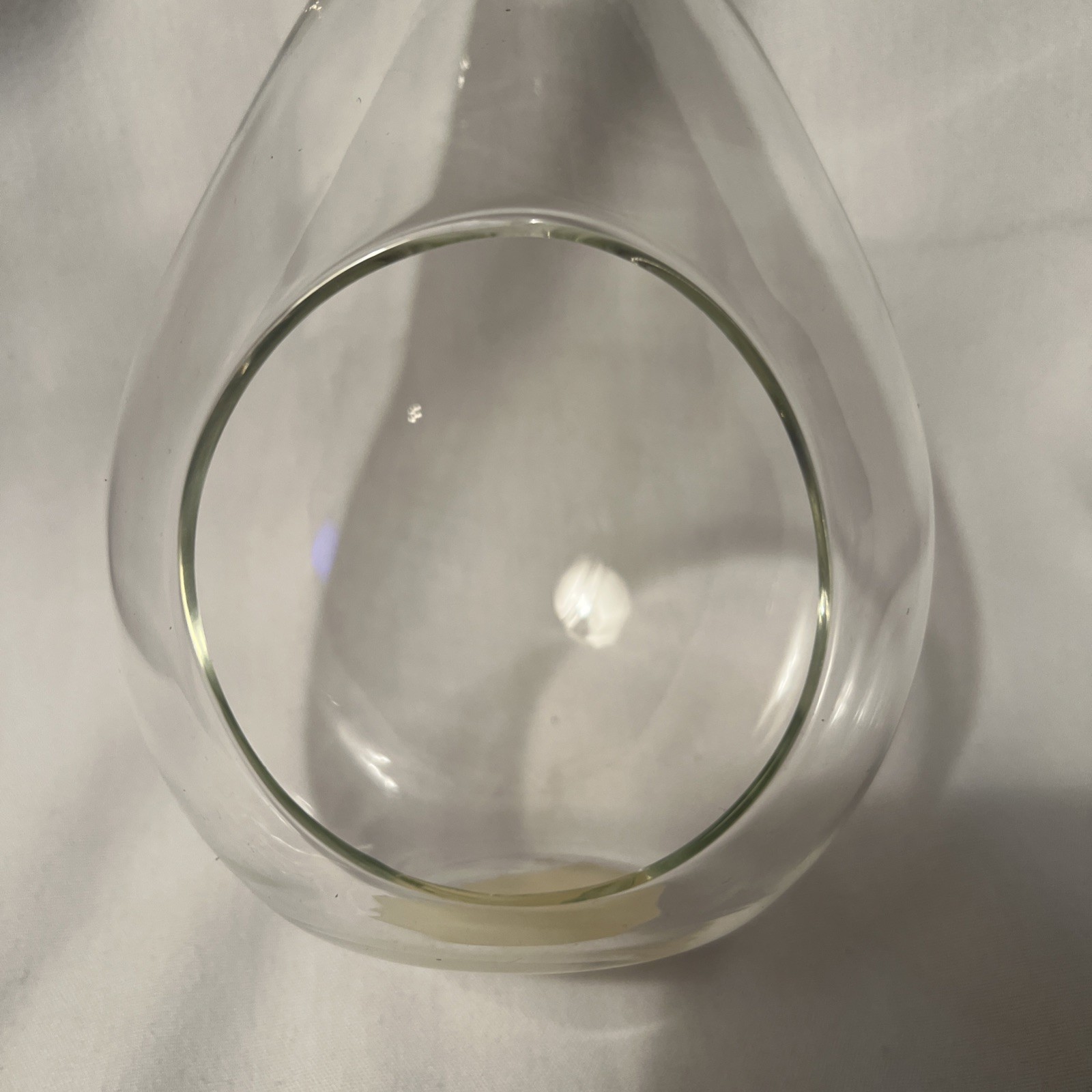 Glass Plant Terrarium Or Minature Vignette Vessel Clear Teardrop Container