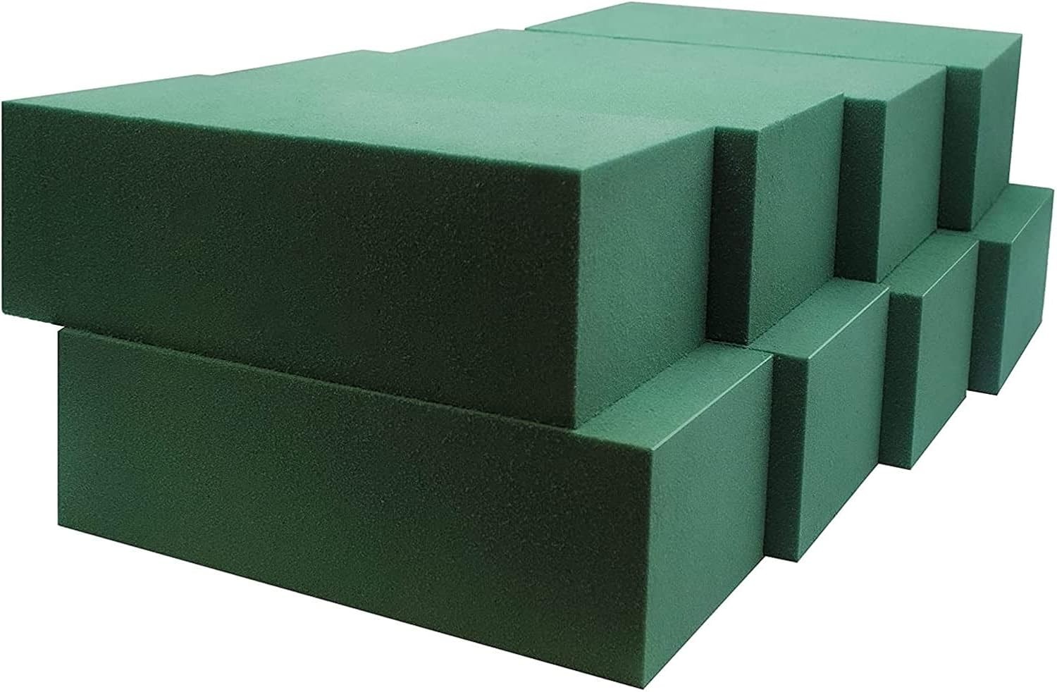 Pack of 6 Dry & Wet Floral Foam Blocks Fresh & Artificial Flowers Each