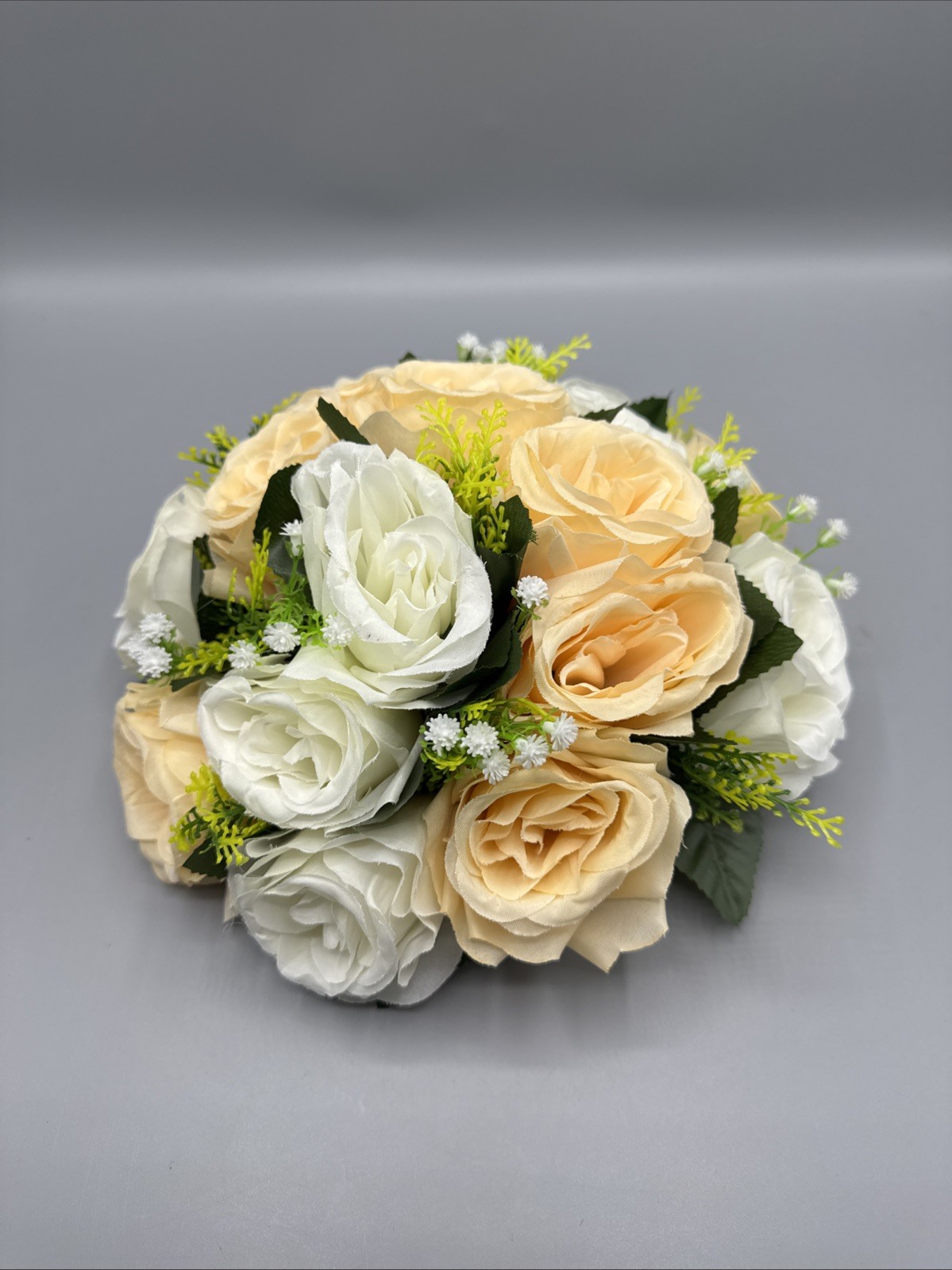 Flower Balls Wedding Rose Centerpieces: 10 Pcs Champagne/White