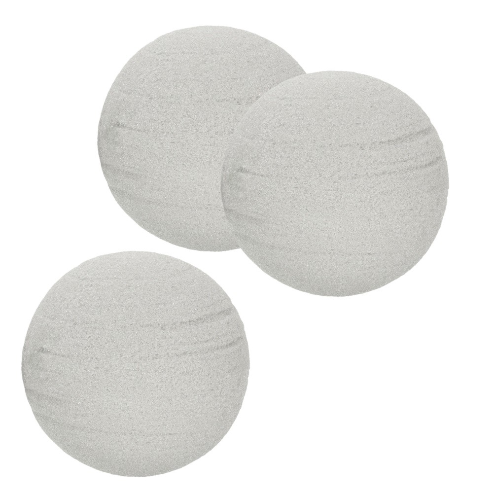3 Pcs Dried Flower Ball Arrangement Mud Artificial Foam Base Arranging Dry