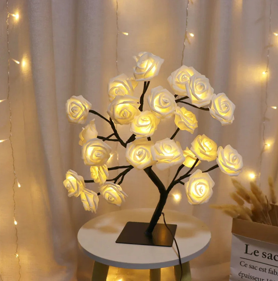 Forever Rose Tree Lamp