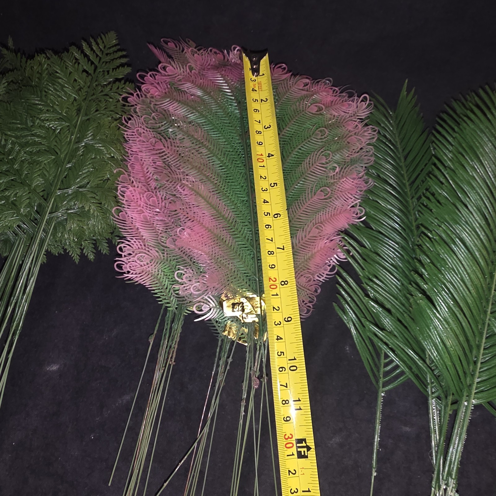 60+ Pieces Artificial Greenery Vintage Palm Fern Etc Tapscott’s