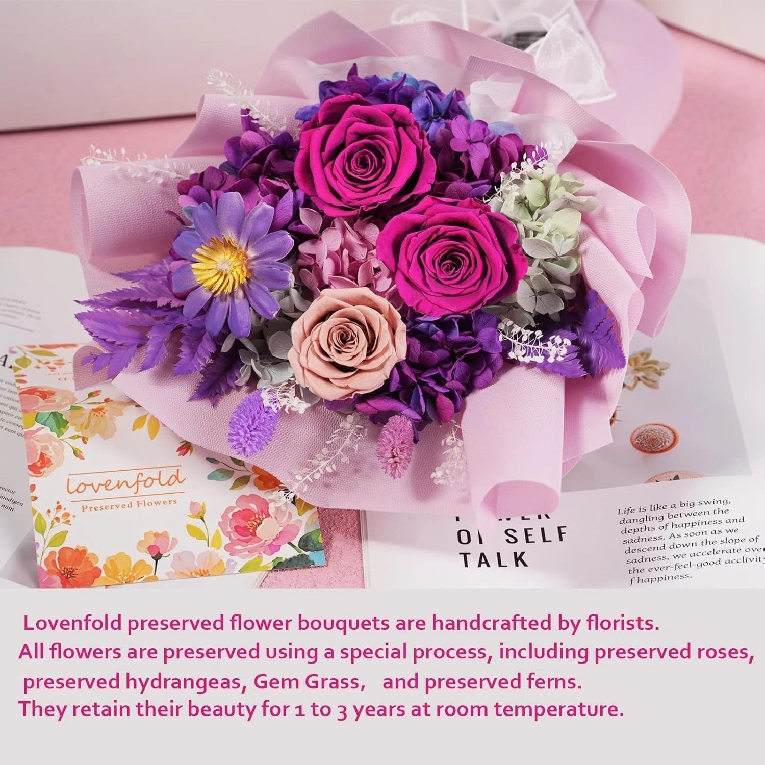 Gorgeous Purple Rose Floral Gift – A Lasting Impression for Loved Ones
