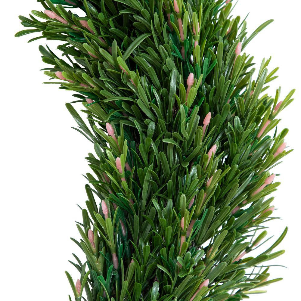 24 In. UV Resistant Rosemary Artificial Wreath (Indoor/Outdoor)