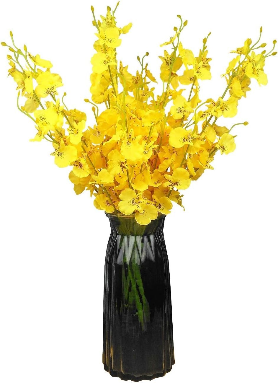 Artificial Orchid Flowers Bulk Pack 10 Pcs 20 Inches for Weddings