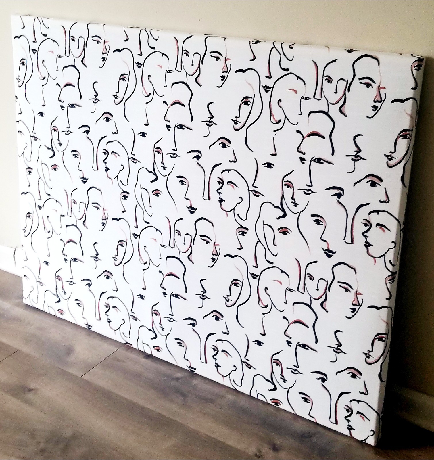Illustrative Faces – Sound Absorbing Wall Panel