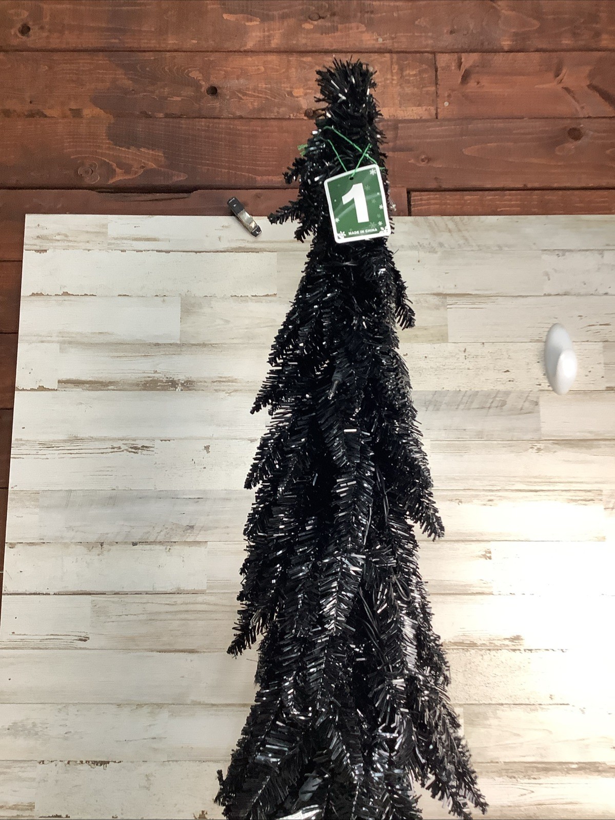 Black 4’ Halloween Accent Tree (not fluffed out in picture)