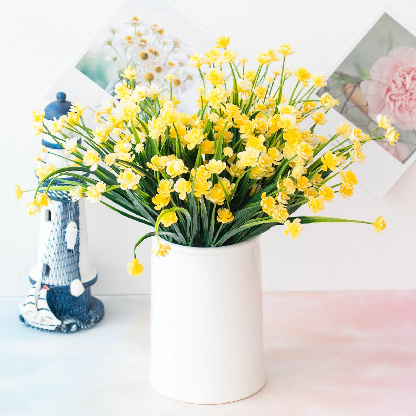 US Artificial Flower Outdoor Plants Flor Planta Artificial Home Decoration