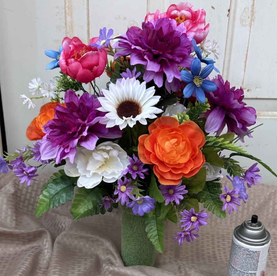 Cemetery Flowers Sympathy Grave Artificial Arrangement For Grave