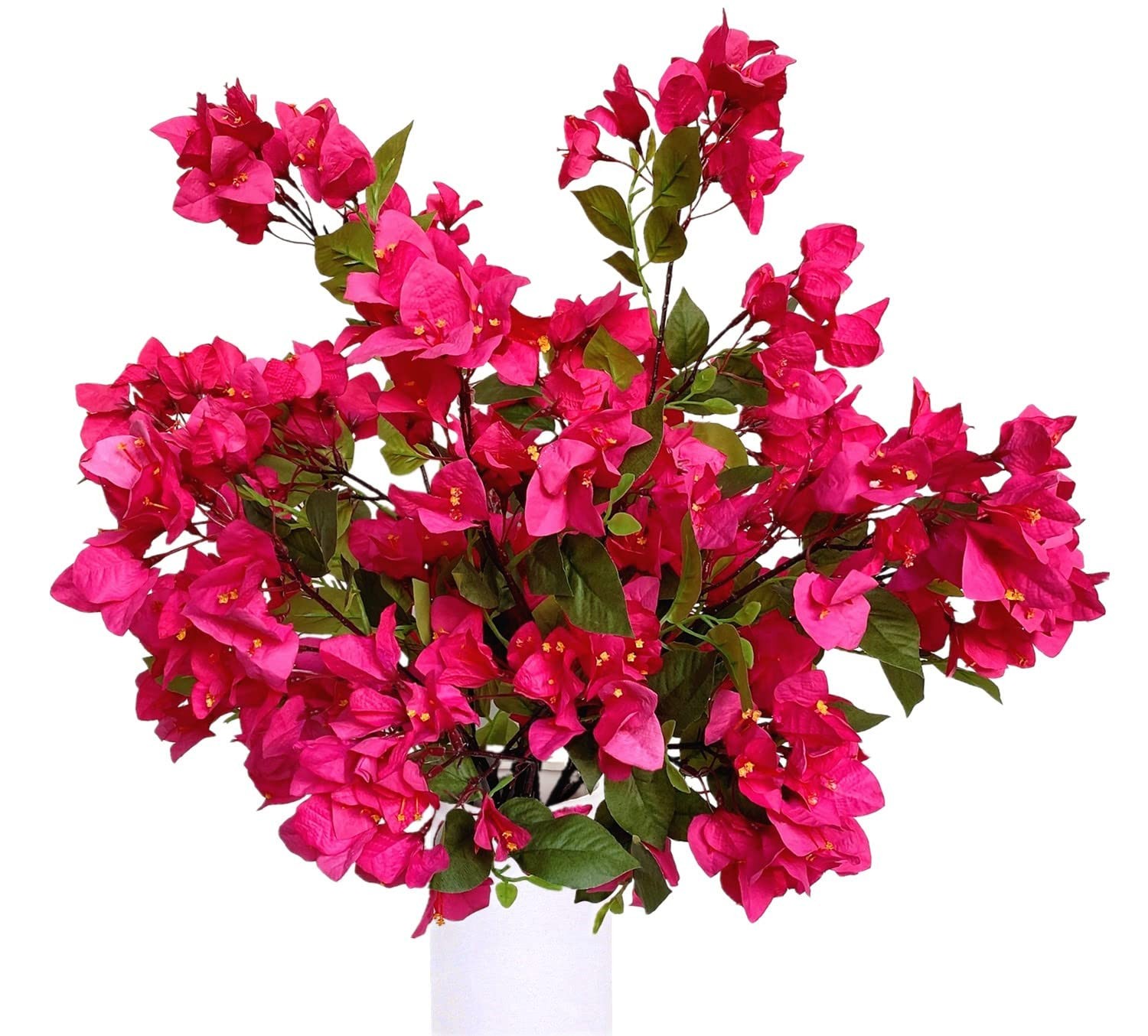 Pack of 8 Artificial Flowers Stems Silk Bougainvillea Branches for Wedding Ce…