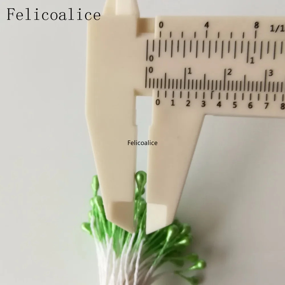 Multicolor 3mm 500pcs Artificial Sugar Flower Stamen For Craft Home Wedding