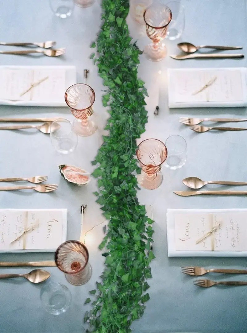 12 Pack Artificial Ivy Garland 84FT Fake Vine Leaves Hanging Wall Decor