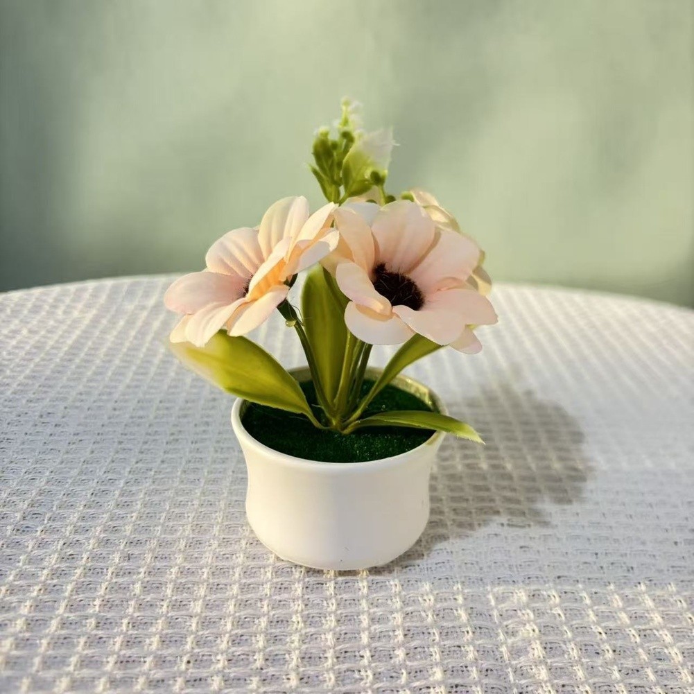 Tabletop for Decor Artificial Sunflower Sunflower Bouquet Fabric Cloth Material