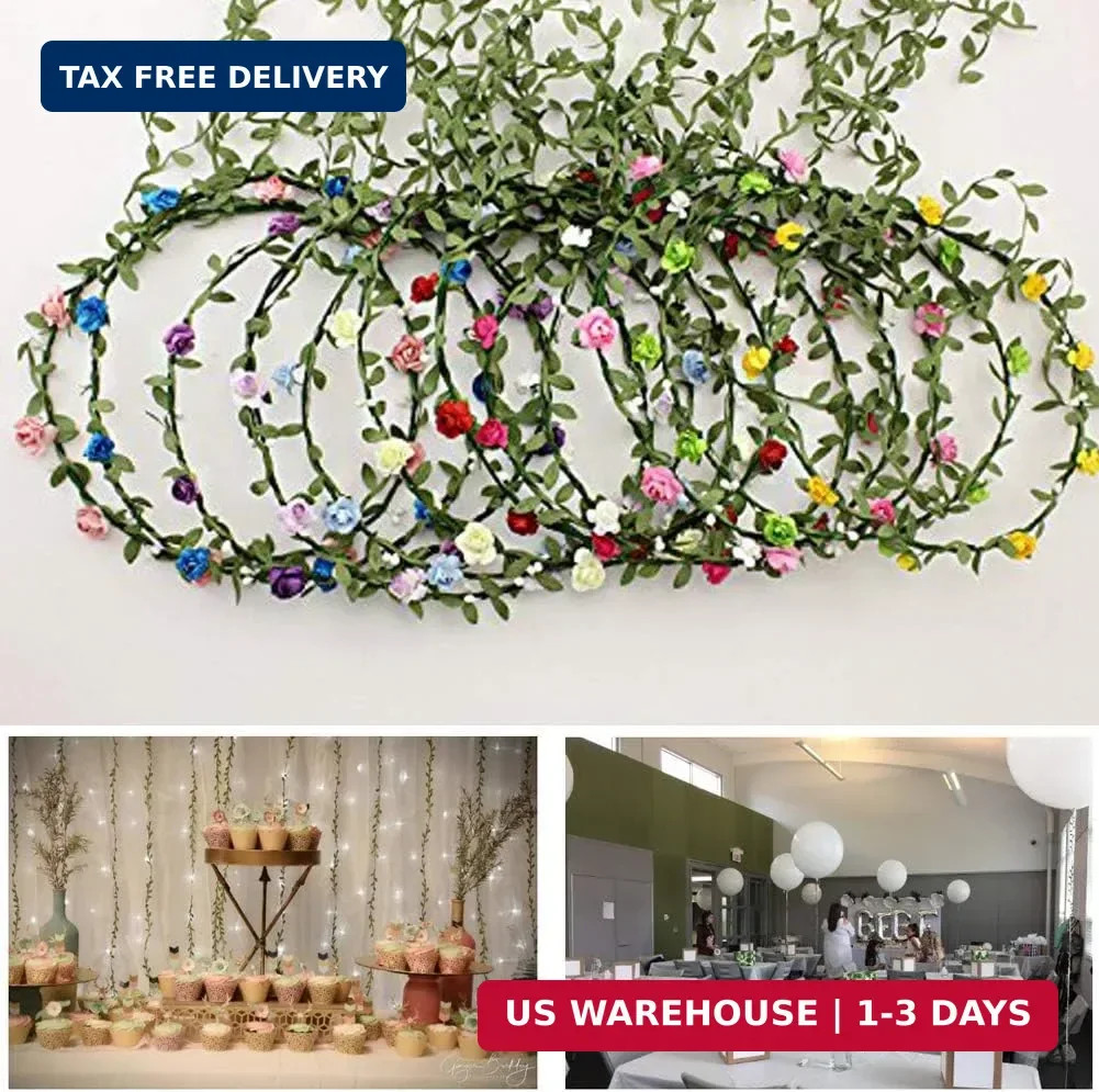 65 Ft Artificial Vines,Artificial Eucalyptus Leaf Garland Fake Hanging Plants Le