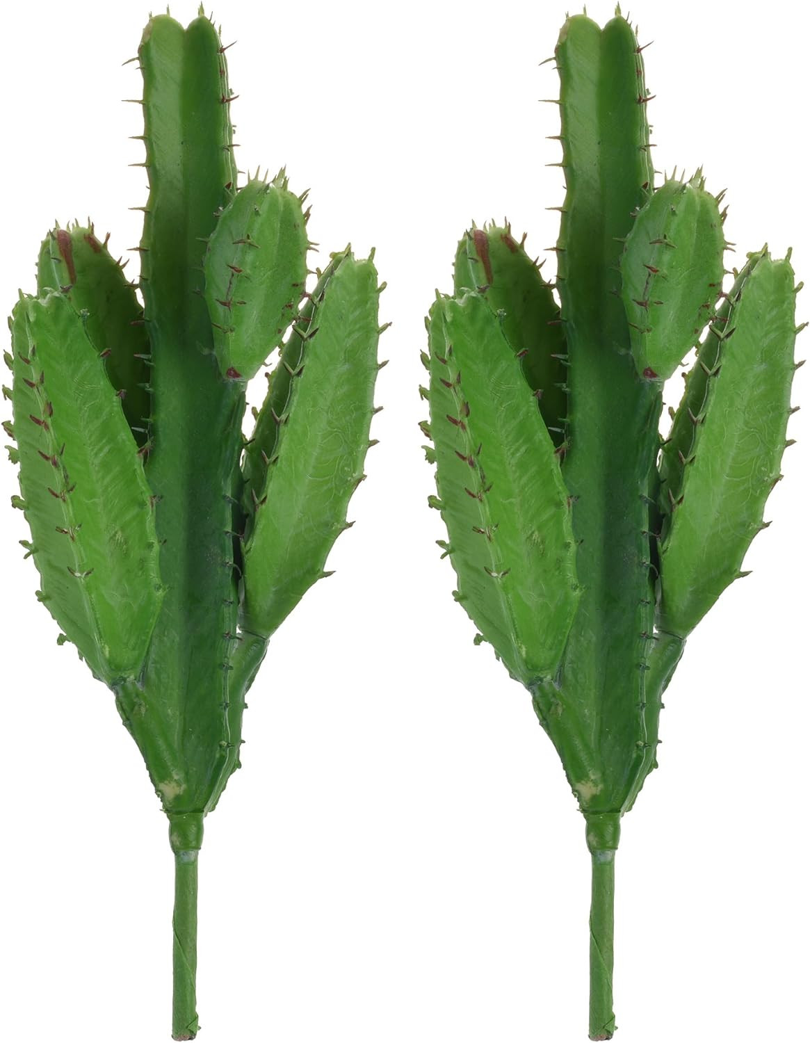Bluecell 2Pcs Real Looking Artificial Cactus Plant DIY Material for Home Decorat