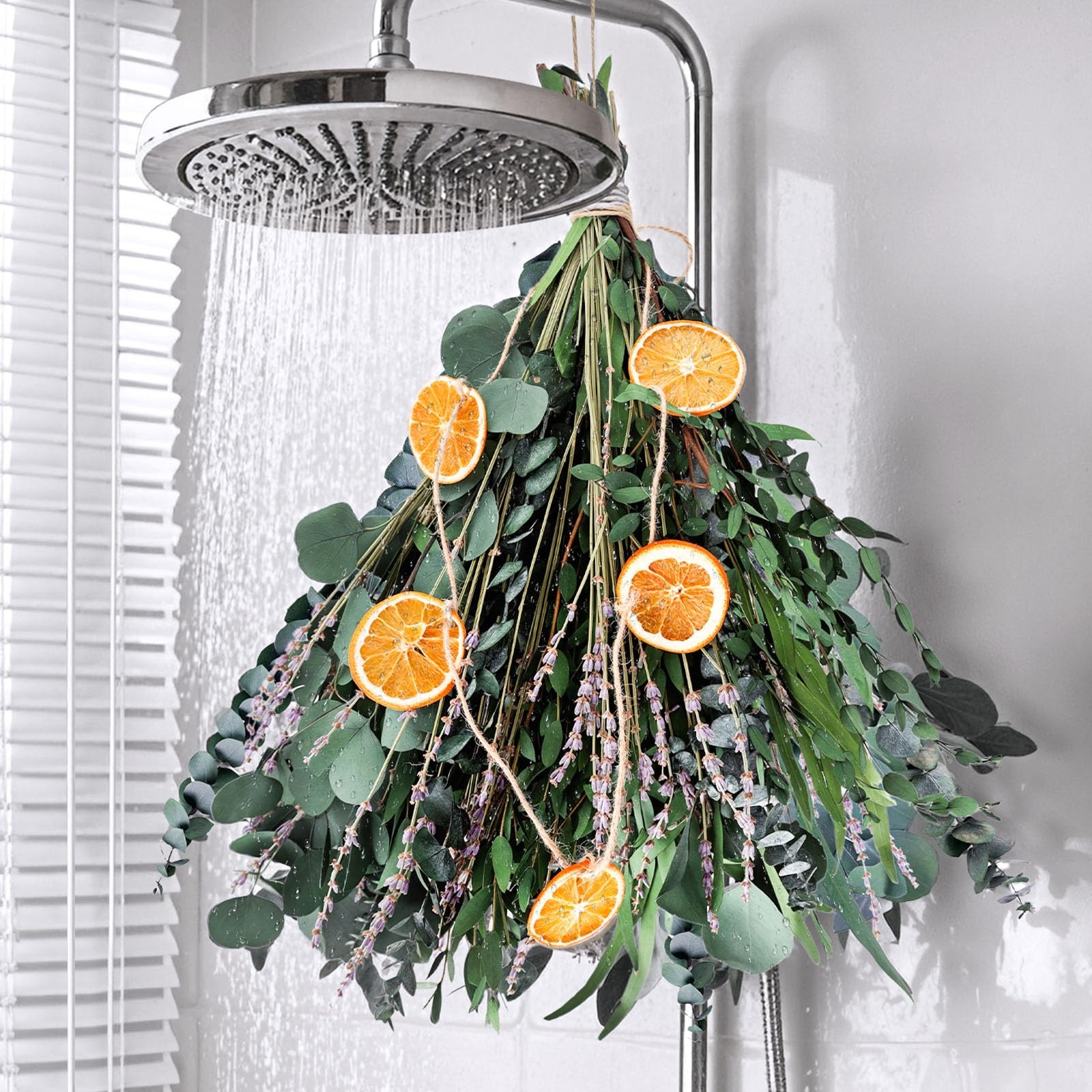 Shower Eucalyptus, Eucalyptus for Shower with Lavender 15–17” Mixed Stems, D…