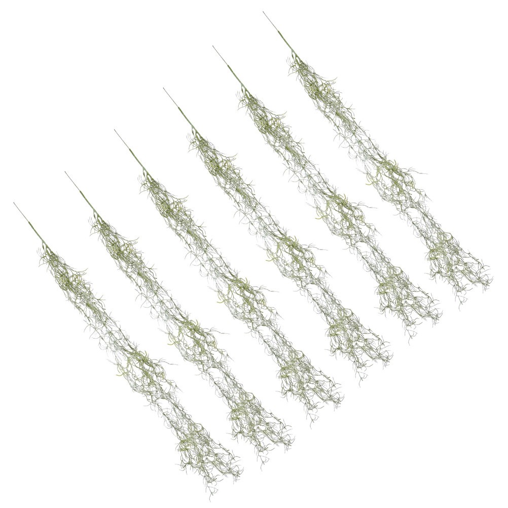 6 Pcs Artificial Vine Decoration Moss Plant Wall Decorative Hanging