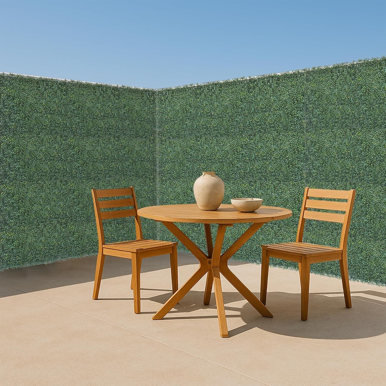 Grass Wall Panels 12 PCS 10″x 10″ Artificial Boxwood Panels with 50 Zip Ties,…