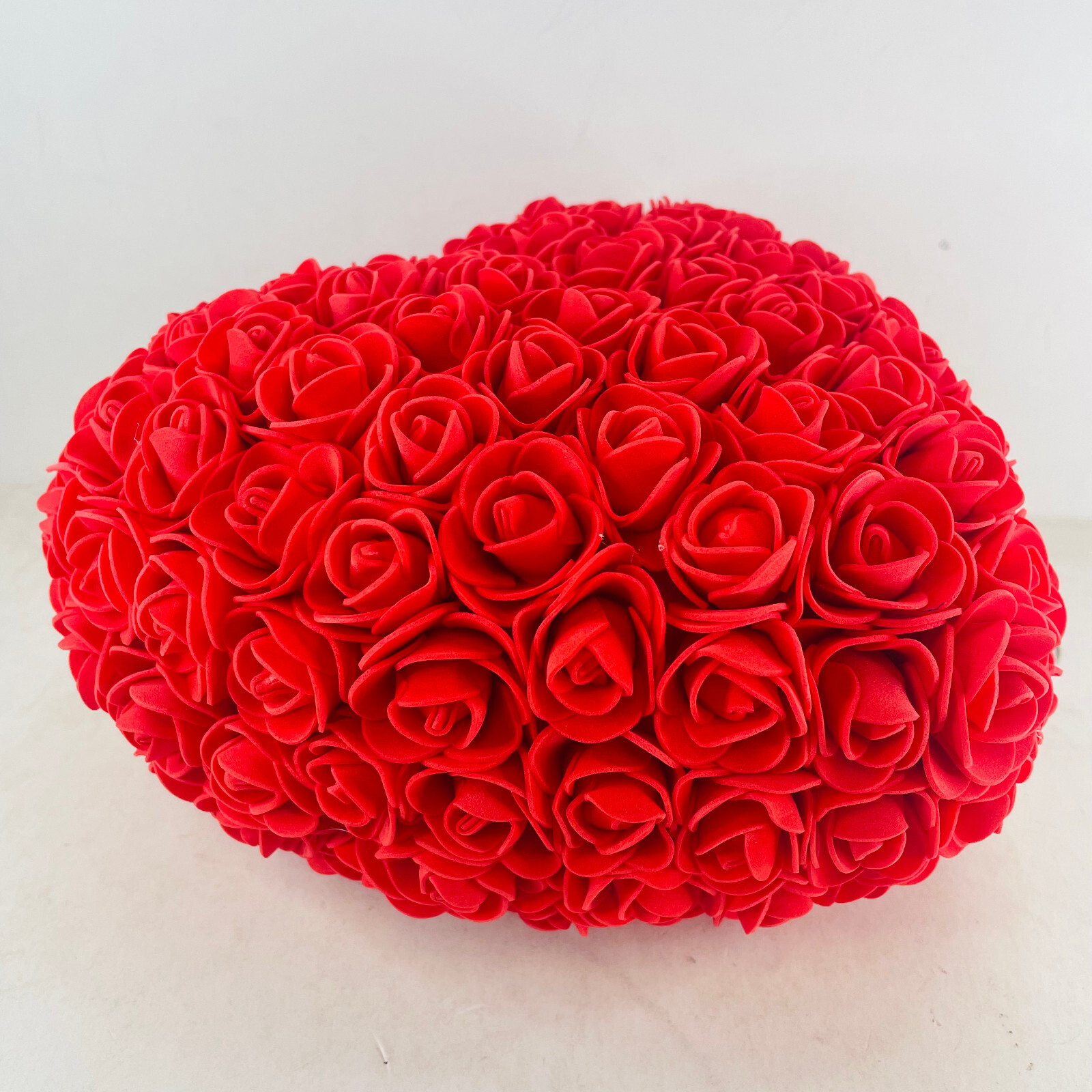 8″ Artificial Rose Red Heart Wall Valentine’s Day Girlfriend Wife Gift w/Box