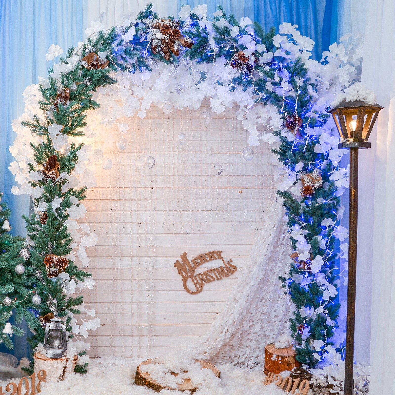 14-Section Irregular Floral Foam Wedding Arch Table Flower Arrangement Supply