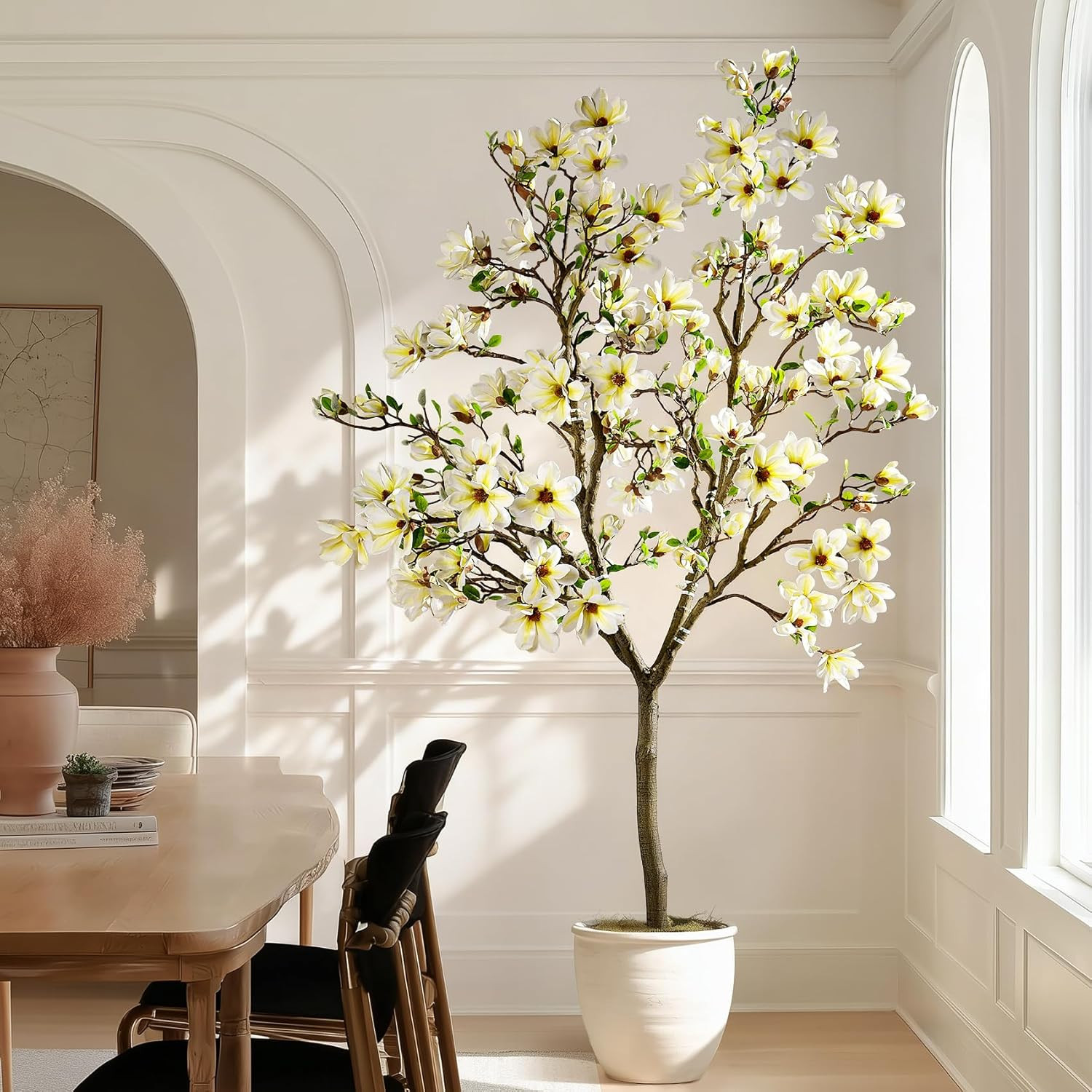 Realistic Cherry Blossom Tree – Indoor/Outdoor Decorative Plant for Home & Offic