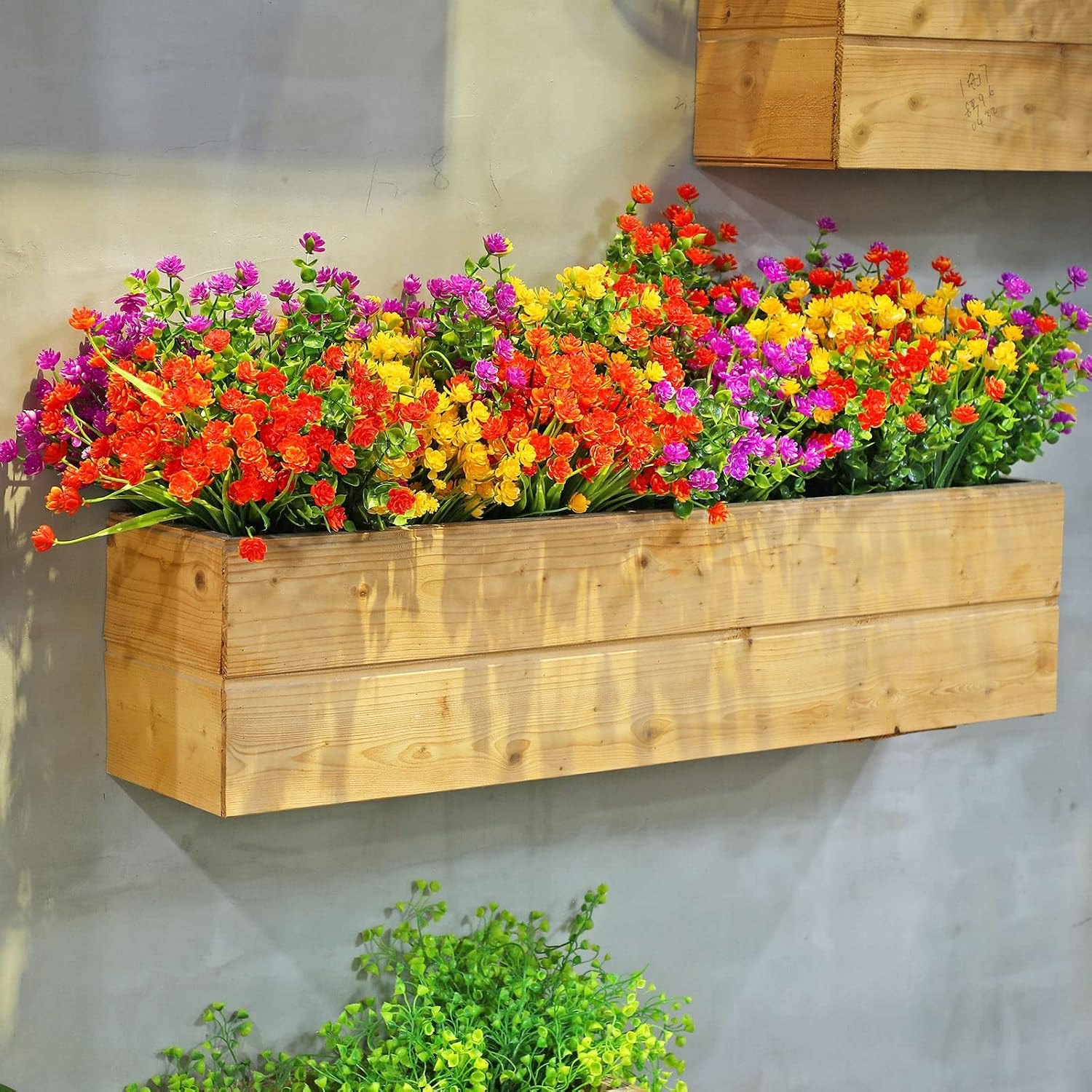 36 UV Resistant Artificial Flower Bundles for Vibrant Outdoor Decor