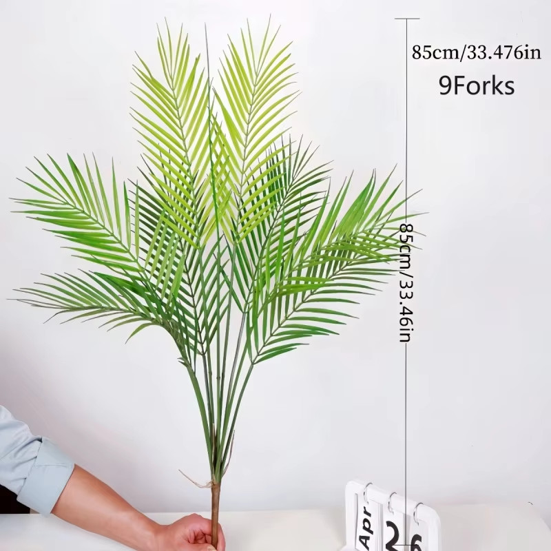 Large Artificial Palm Tree Realistic Tropical Fake Plant Indoor Outdoor Display