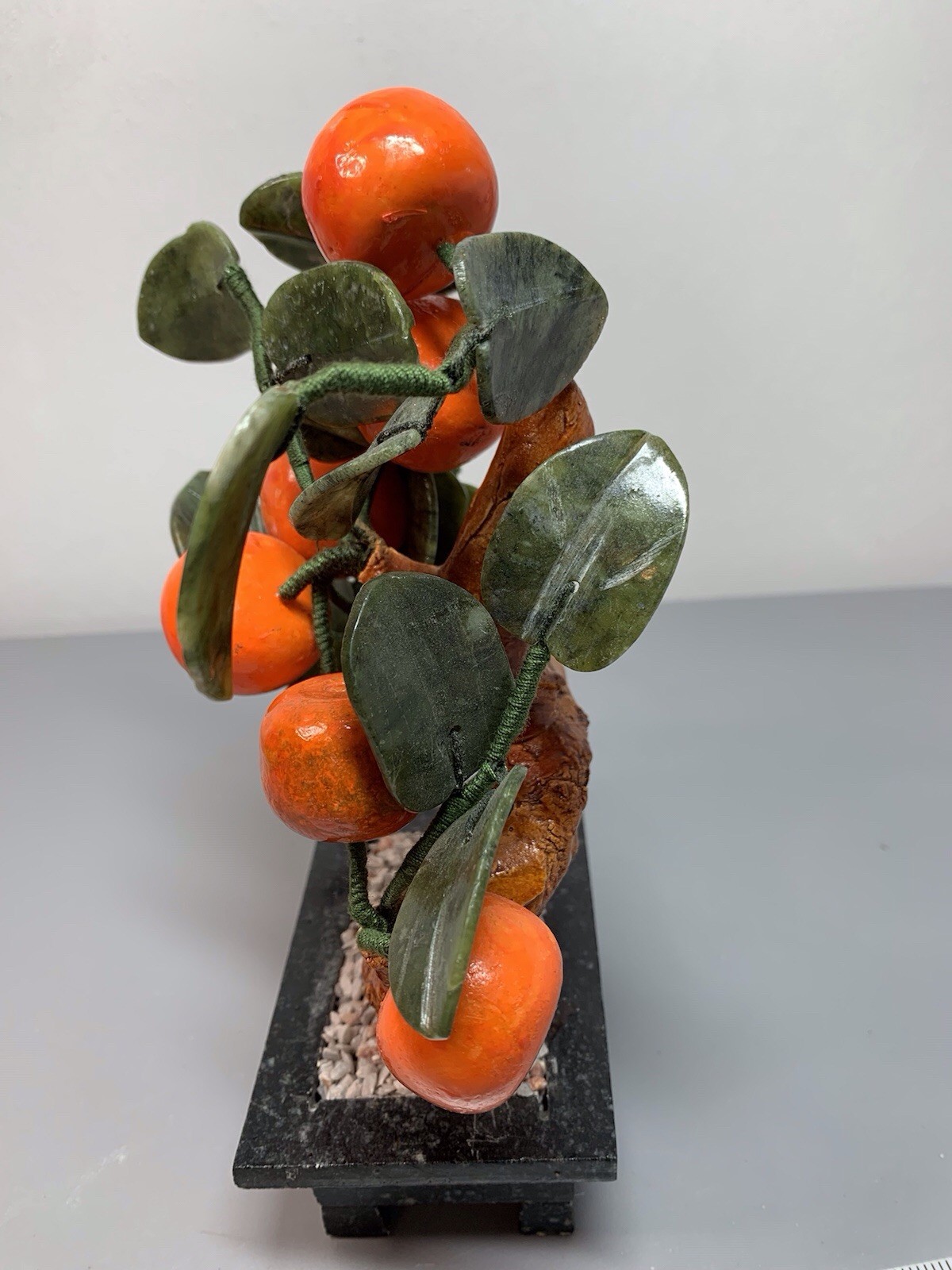Jade Mandarin Artificial Bonsai Tree Asian Japan Feug Shui Good Luck, Fortune
