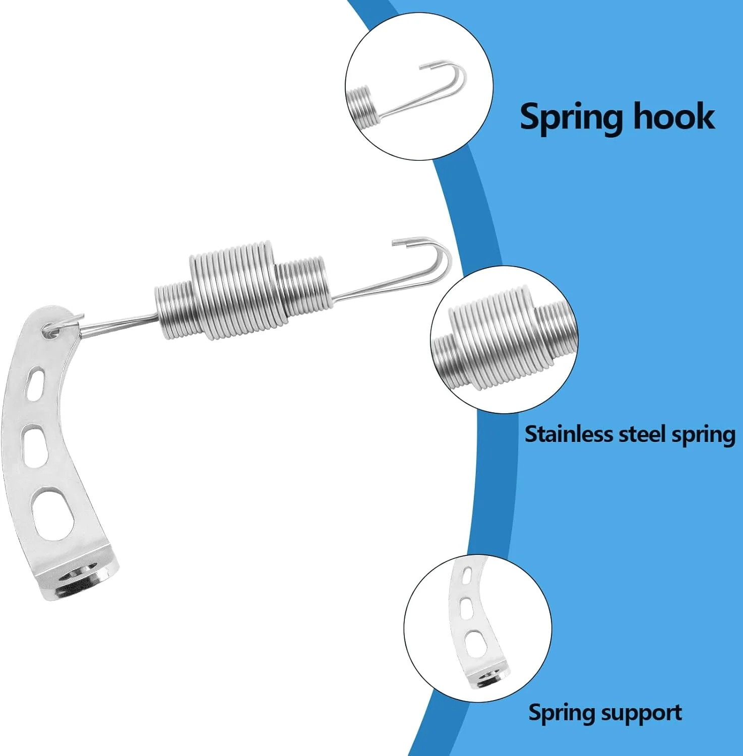 Carburetor Return Spring and Bracket Kit,Compatible with Most 5-1/8 Carburetor N