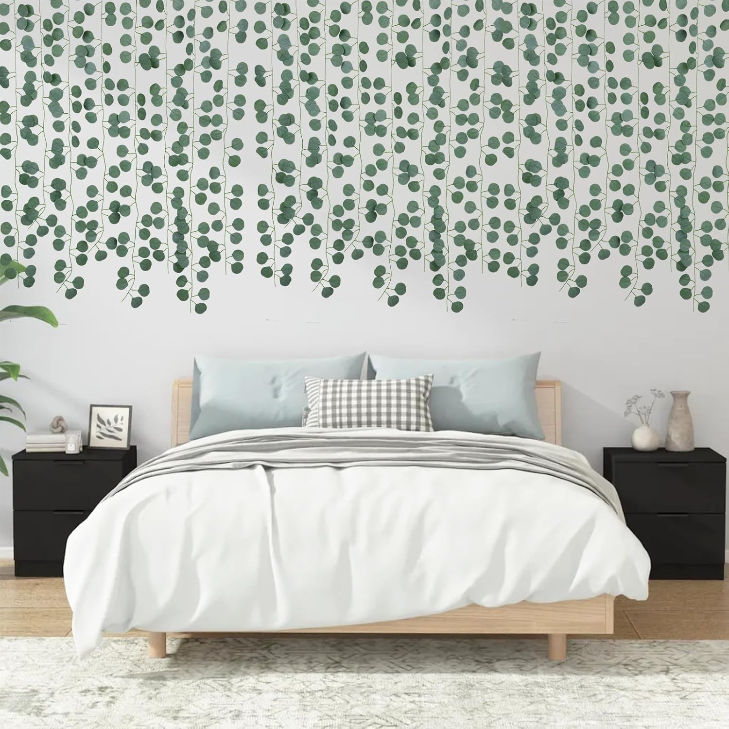 Elegant 86 Feet Artificial Eucalyptus Garland – 12 Strands for Instant Greenery