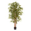 Artificial Bamboo Plant 6 Feet Fake Bamboo Tree with 16 Leaves Faux