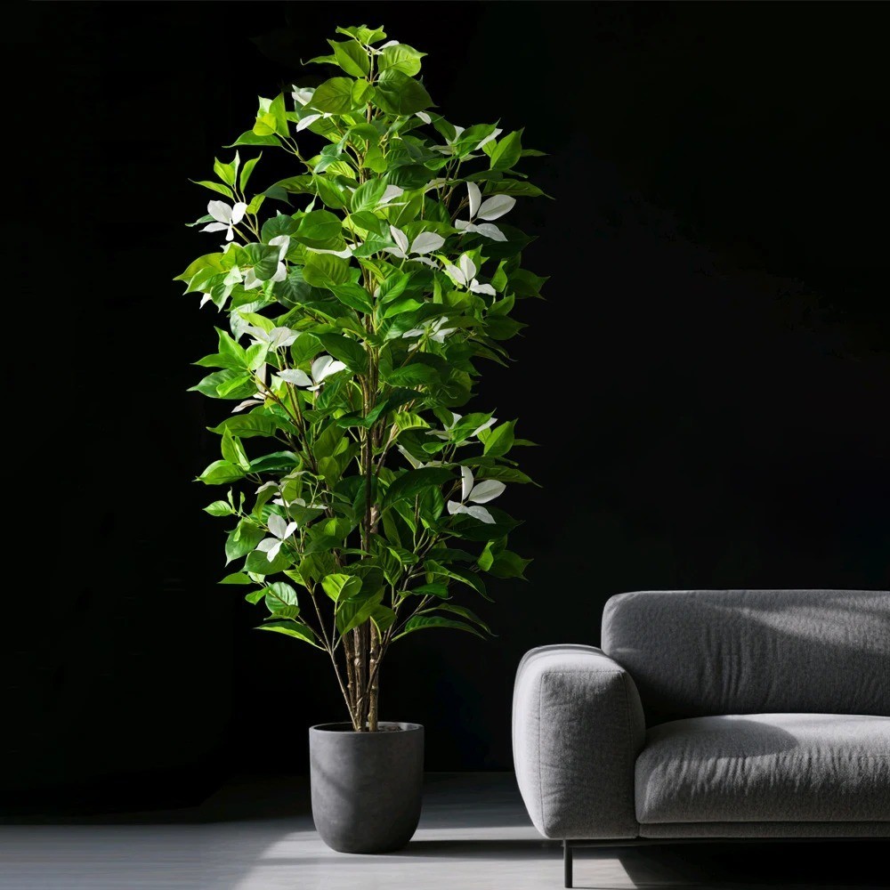 Artificial Ficus Tree Large Fake Banyan Plant Indoor Outdoor Home Garden Decor