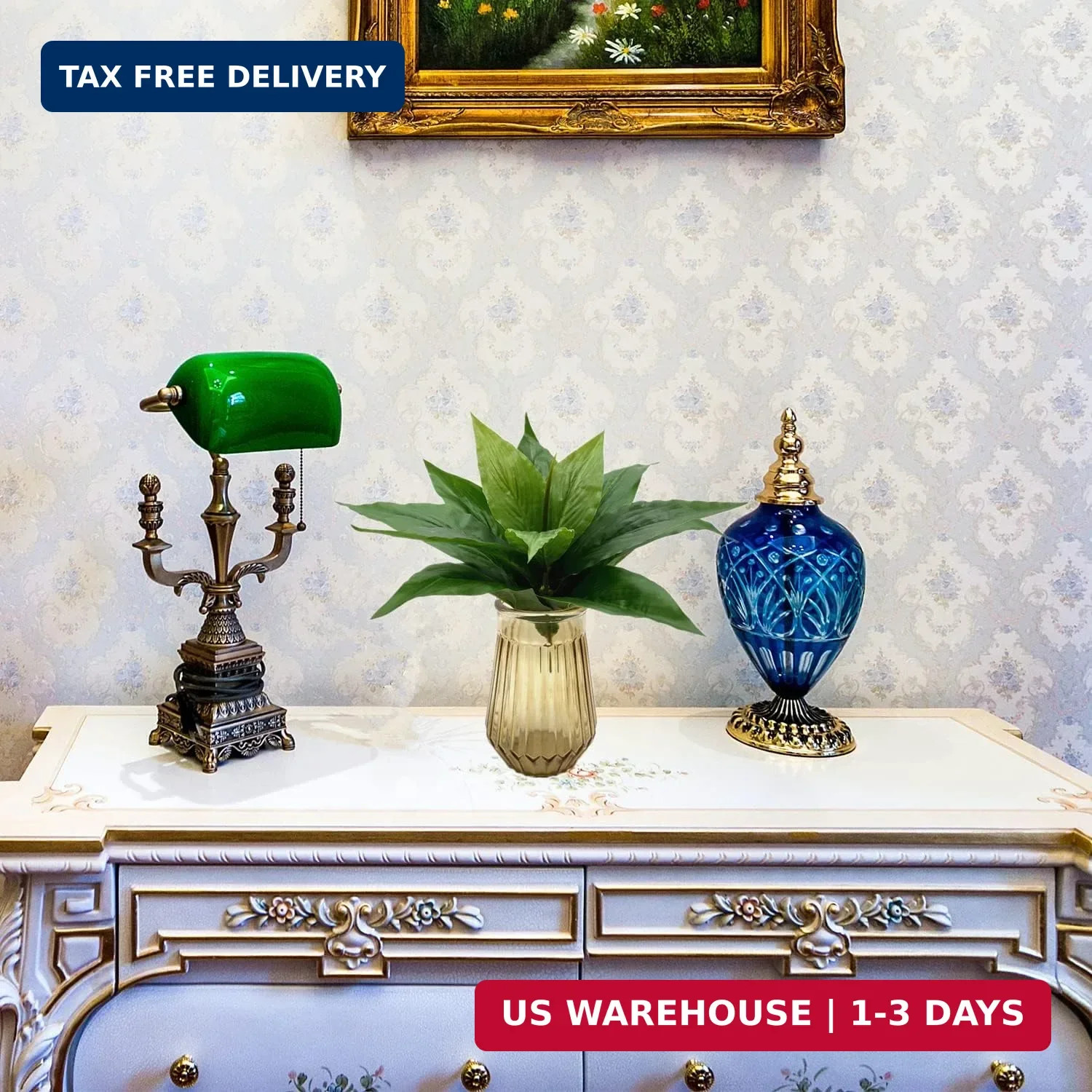 Artificial Agave Fake Plant, 10 Inches Faux Shrubs Bushes Plants for Indoor Outd