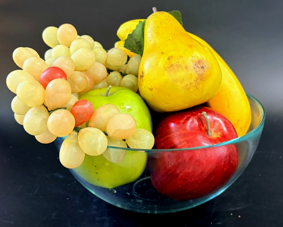 Modern Decorative Faux Fruit Set Realistic Kitchen Table Centerpiece Bowl Filler