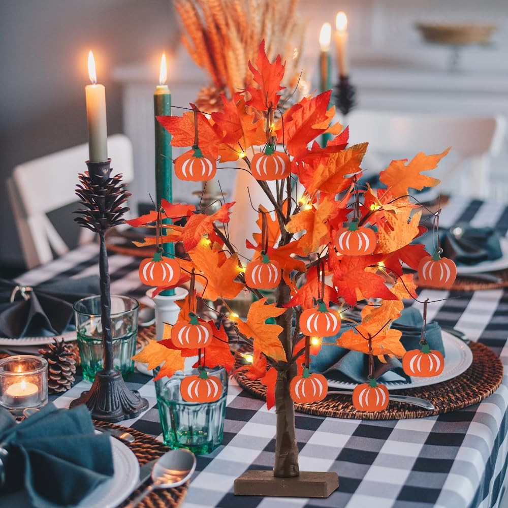 hogardeck Fall Decorations for Home, Thanksgiving Decorations, 2ft, Orang