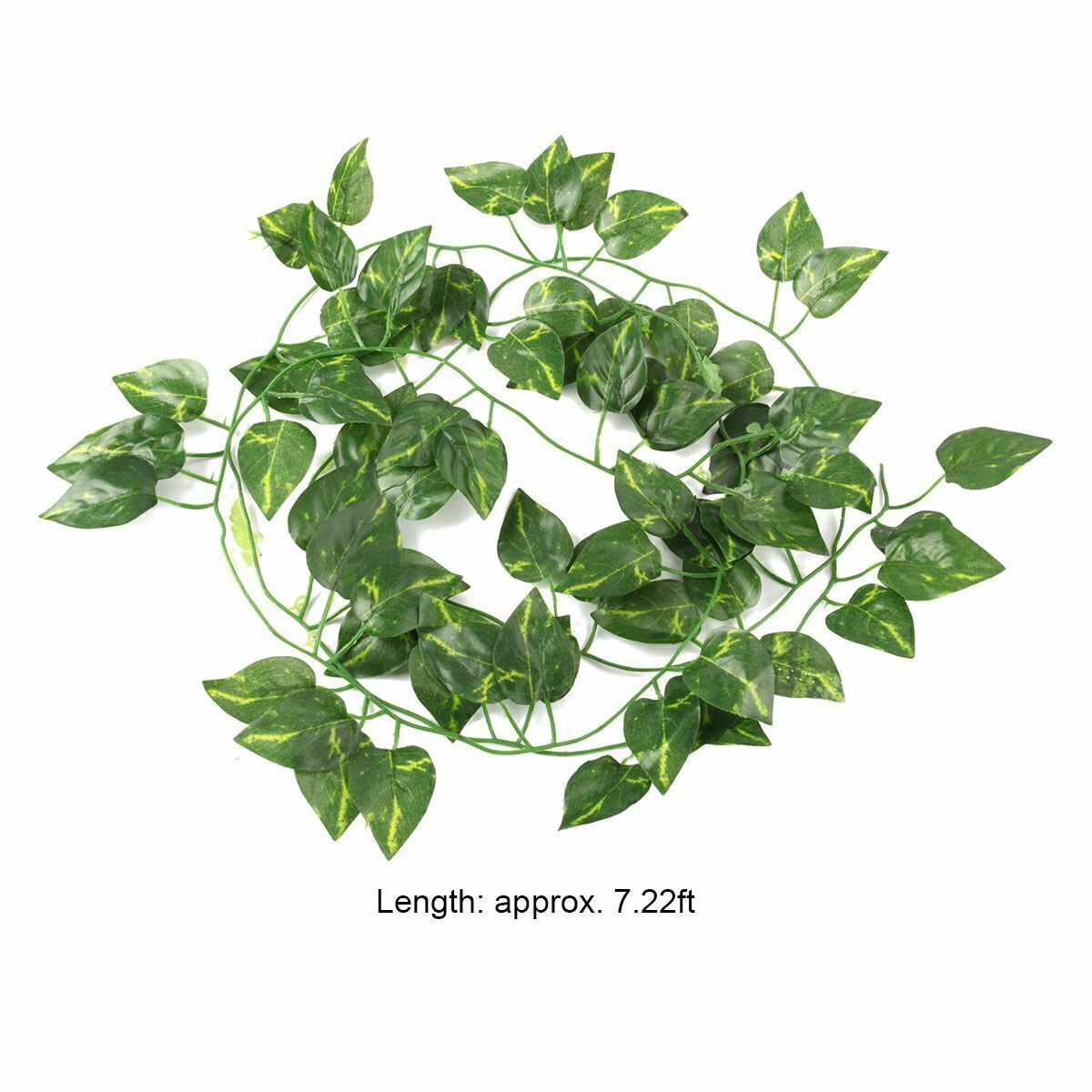 12/24 Pcs Artificial Hanging Plant Fake Flower Leaves Long Silk Ivy Vine Garland