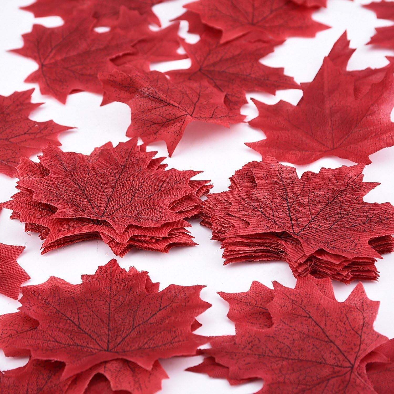 Autumn Maple Leaves – Mixed Colors – Weddings, Events, Scrapbooking – Polyester