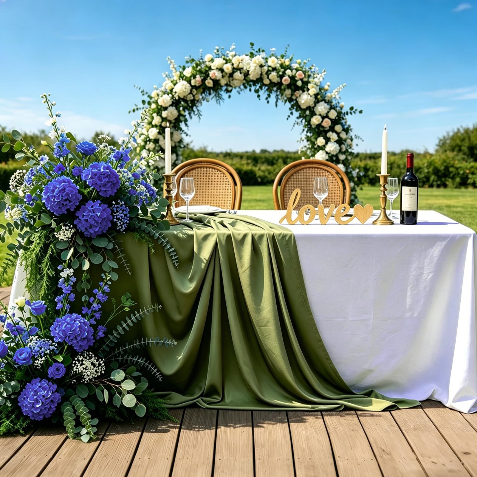 10pcs Hydrangea Artificial Flowers Bulk Heads with Stems Fade-Resistant Reusa…