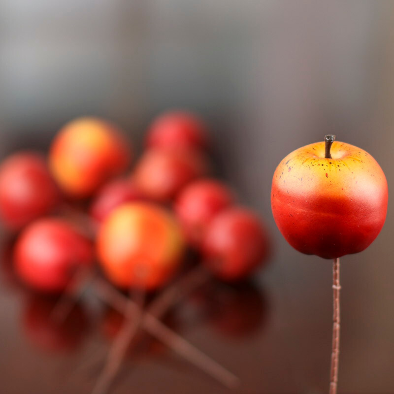 Assorted Artificial Apple Picks