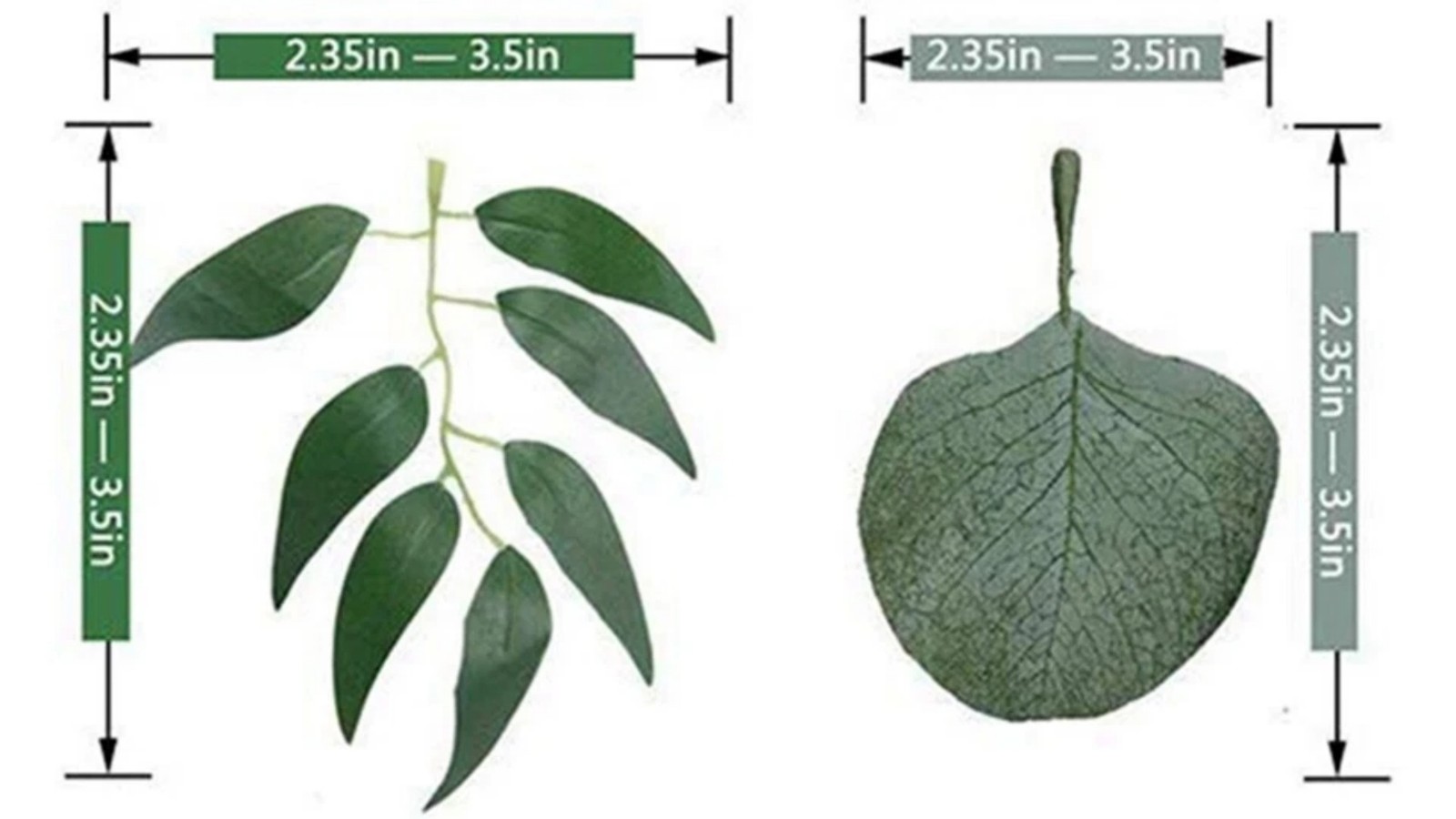 Simulated Eucalyptus Green Leaf Wreath Wedding Festival Plant Decoration