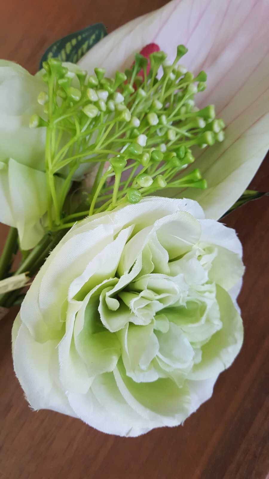 Faux Rose, Lilly, Bud and Greenery Stems 7 Boutique