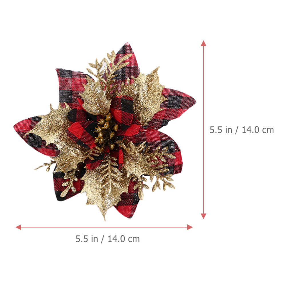 12pcs Party Decorative Festival Christmas Wreath Decoration Xmas Tree Decor
