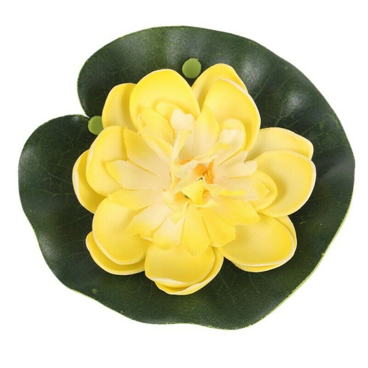 5X Artificial Lotus Water Lily Floating Flower Pond Fish Tank Plant Garden Decor