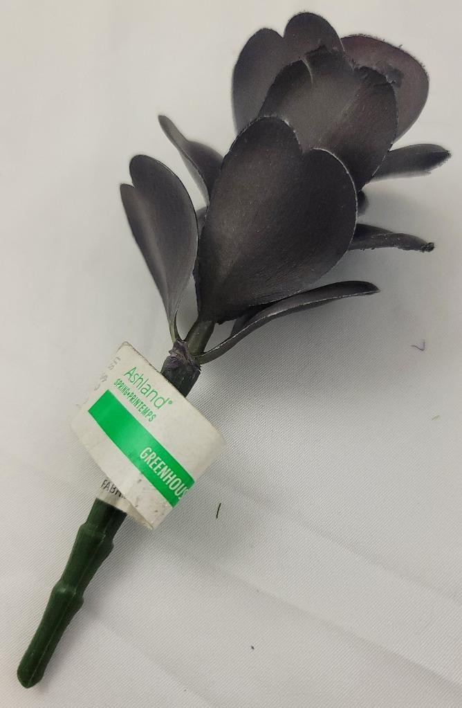 Ashland Floral Pick Dark Purple Leaf New 6 in Flowers